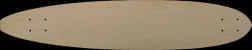 modified pintail longboard